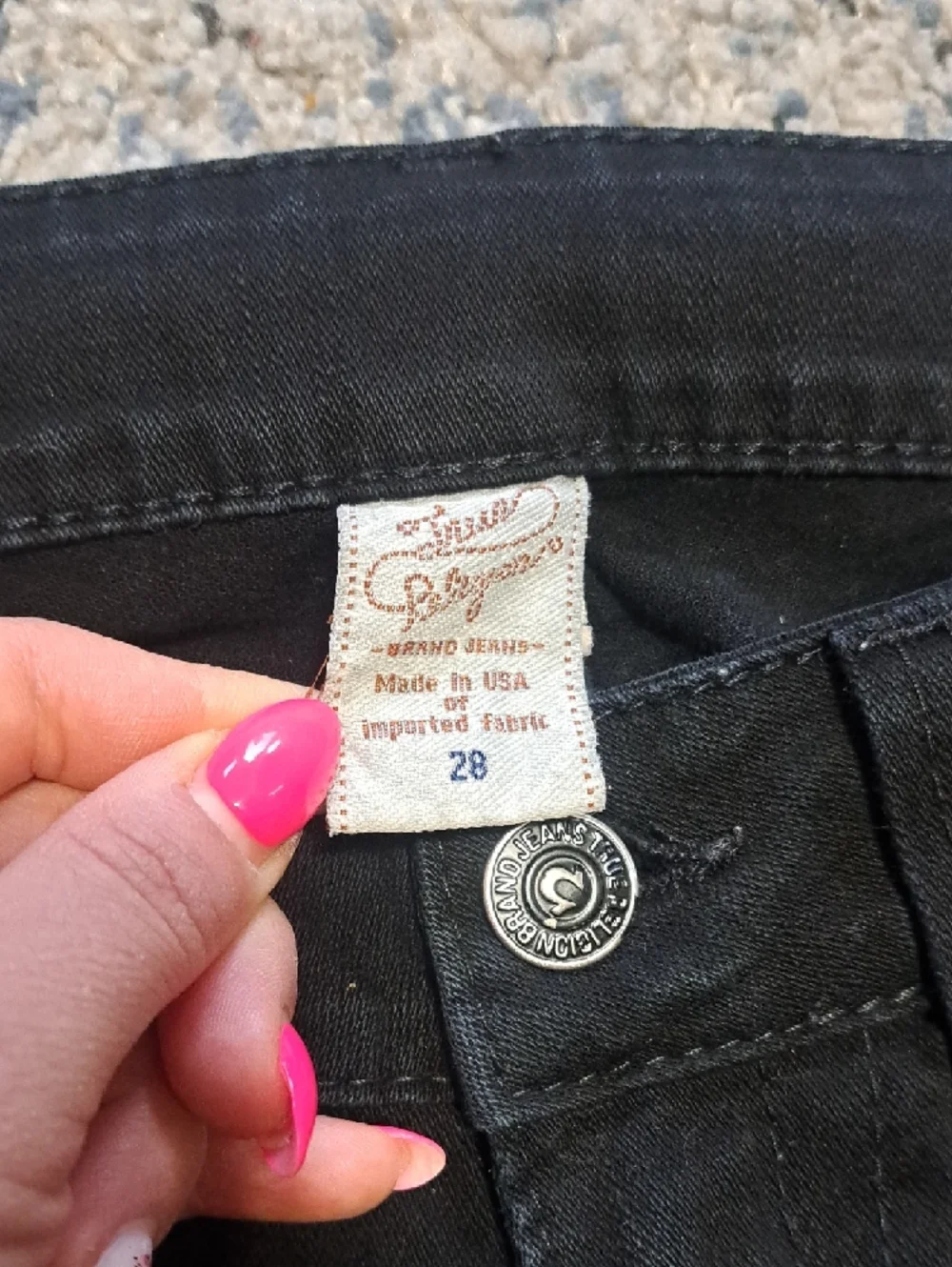 True Religion Women’s Black Skinny Jeans - Picture 2 of 8